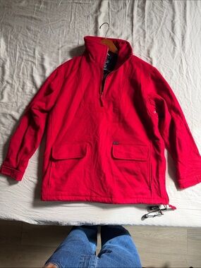 Faconnable Red Men's Pullover Jacket
